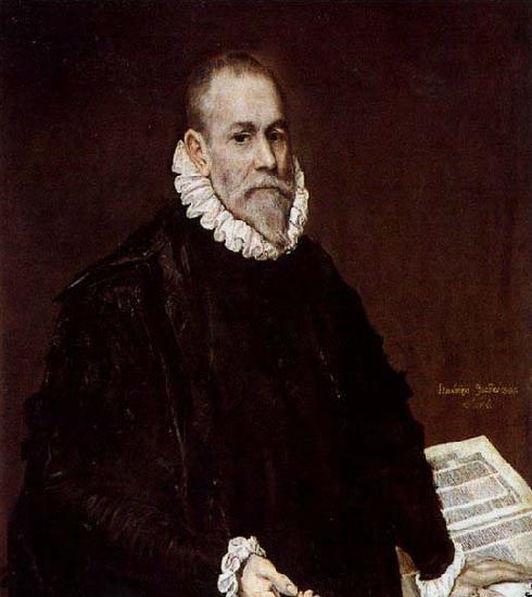 El Greco Portrait of Doctor Rodrigo de la Fuente oil painting image